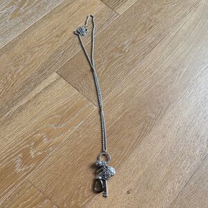 Lia Sophia Silver Necklace with Charms